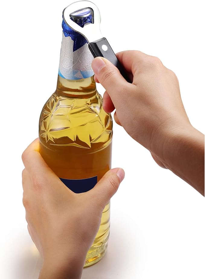 Can Punch Bottle Opener, Manual Stainless Steel Can Opener 1 Pack