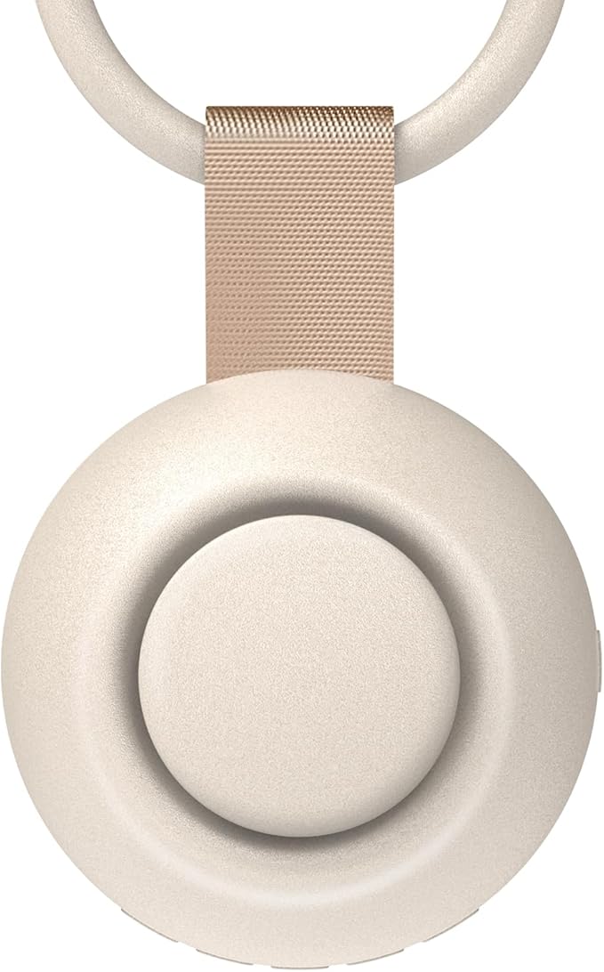 2026 Mom's Choice Awards, Portable Sound Machine for Baby Adult, AI Cry Detection, 18 Soothing Sound, Bluetooth Rechargeable White Noise Machine for Home Office Travel, Nursery Light, Gray