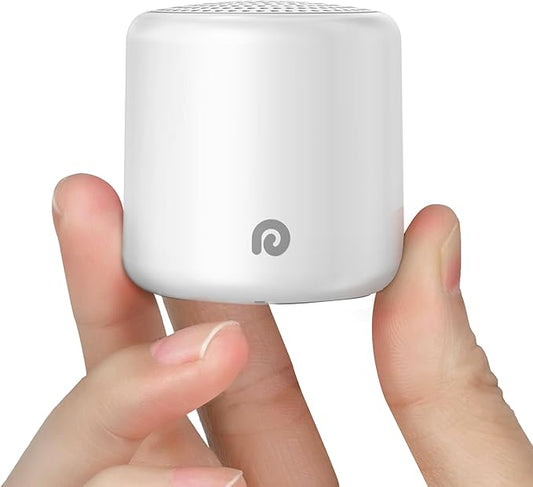 Dreamegg Portable Travel White Noise Machine for Sleep, Features Powerful Battery, Egg-Sized, 16 Nature Sounds, Timer, for Baby Adults Office Privacy Home Gift, Cream