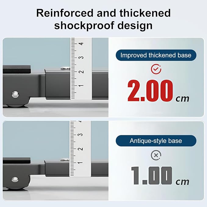 Appliance Rollers Heavy Duty 360°, Extendable Appliance Sliders, Adjustable Furniture Mover Mobile Roller Base, Easily Move Washer and Dryer Machines, Refrigerators, Max 880 LB