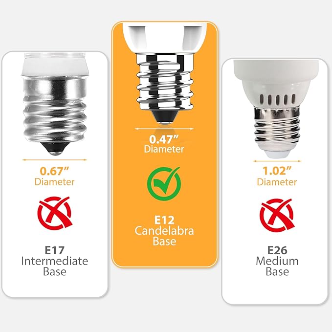 YUIIP E12 LED Color Changing Candelabra Light Bulb with Remote Control, 2W, 200LM, 20W Halogen Equivalent, Multicolor RGB Dimmable Mood Candle Colored Light Bulb for Home Decor, Party, Pack of 2