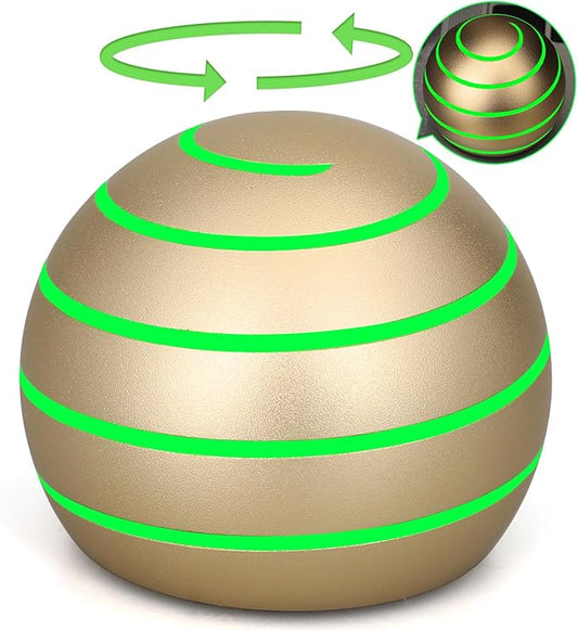Luminous Desk Spinning Toys for Kids Adults, Metal Kinetic Stress Ball, Optical Illusion Fidget Spinner, Glow in The Dark Fingertip for Office Classroom, Stress Relief Anti Anxiety Birthday Gifts