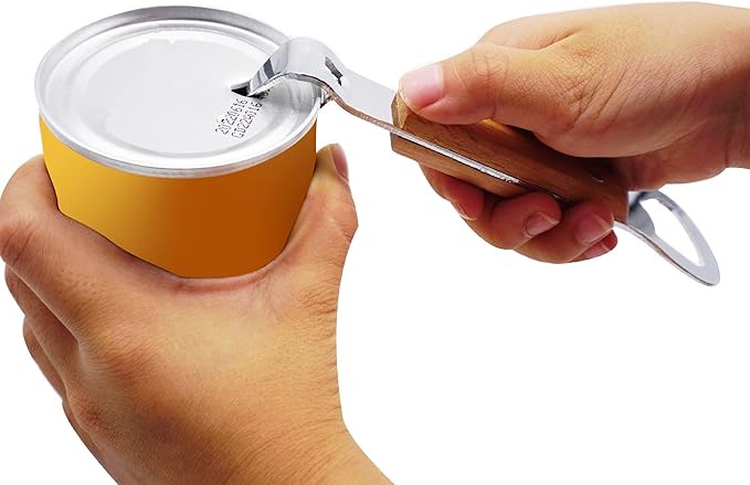 Can Punch Bottle Opener, Manual Stainless Steel Can Opener 1 Pack
